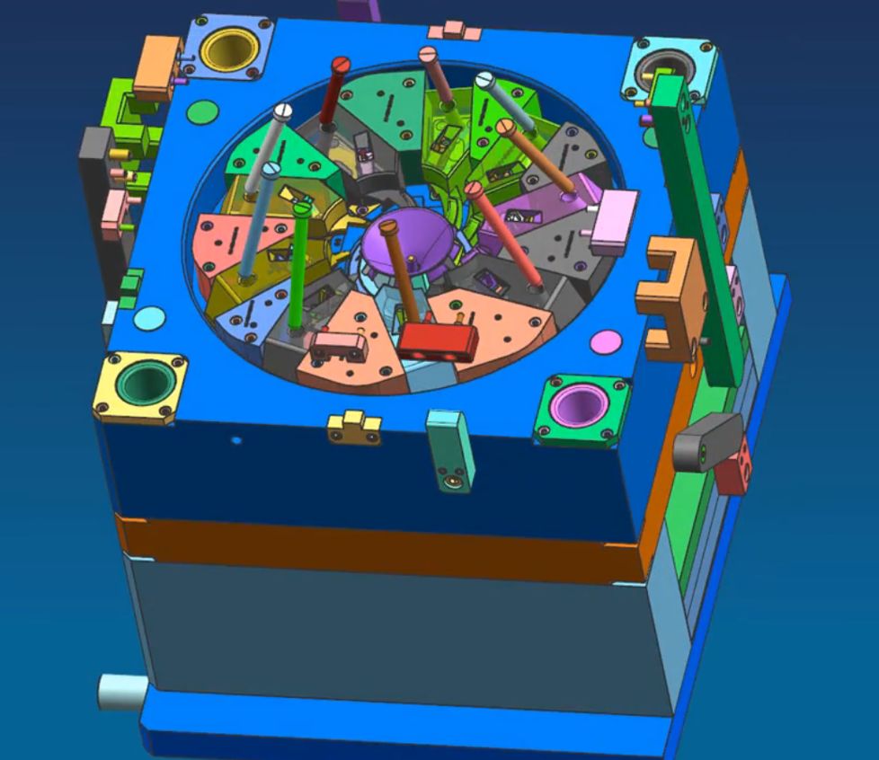 1585639955622006.jpg 加工中心這套葉輪模具如何設(shè)計(jì)?如何脫模?(圖5)